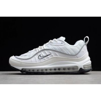 Nike Air Max 98 Beyaz / Gümüş Koşu Ayakkabısı Türkiye - RD0A3ZS4